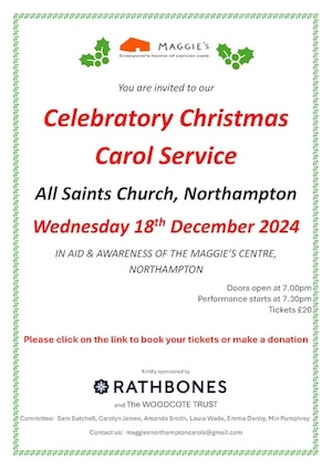 Maggie's Northampton Carol Service