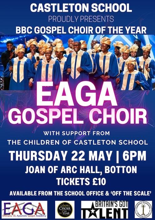 EAGA Gospel Choir: Castleton School Concert